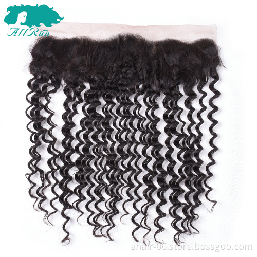 Factory Sales 13*4 Human Hair Lace Frontal Raw Virgin Human Hair